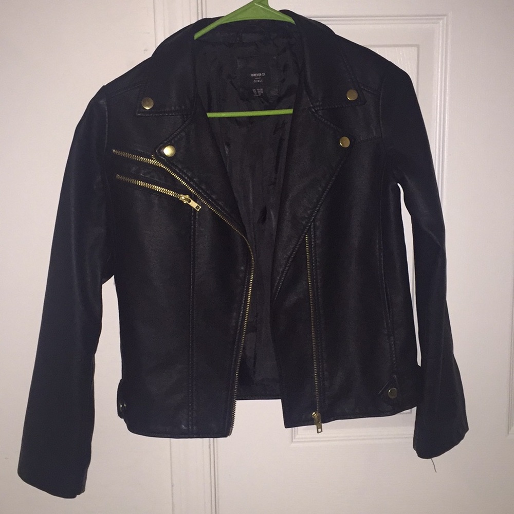 Faux Leather Jacket